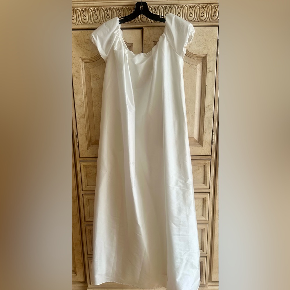Bernadette Rianne On or Off-the-Shoulder Taffeta Gown Size 2 FR 34 - Picture 5 of 15